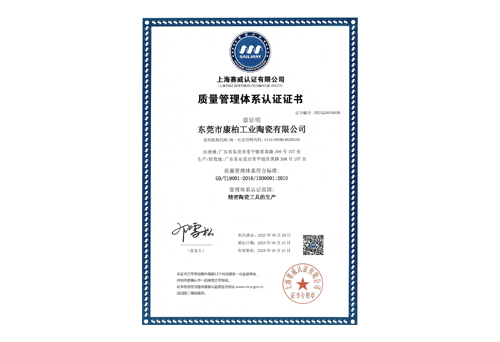 ISO9001-質(zhì)量管理體系認(rèn)證（中文）